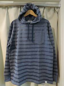 X-LARGE エクストララージ L/S STRIPE HOODED TEE 紺人気品 送料込