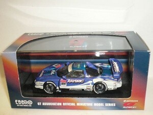 ☆1/43 EBBRO SUPER GT2005 RAYBRIG NSX LATE VERSION No.100 青