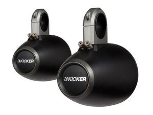 ■USA Audio■キッカー Kicker KM654、KM654L用 マリンタワーBOX KMTES 2個/黒色●保証付●税込