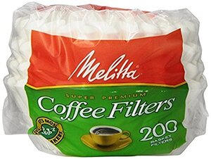 Melitta メリタ 8から12カップ用 バスケットタイプ コーヒーフィルター 200枚 Basket Coffe