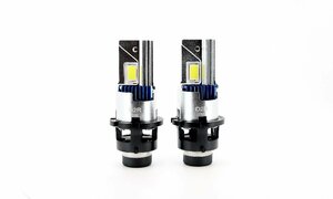 New　LEDヘッドライト　HIDより明るい　D2R　専用　6500K　35W　12000lm　12V　ポン付け　純正交換　HID交換　リフレクター