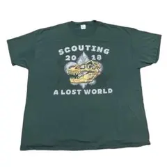 【SCOUTING A LOST WORLD 希少3XL 恐竜 化石 Tシャツ】