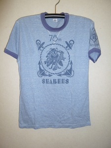 トイズマッコイ　Tシャツ（M)　SEABEES（ブルー）