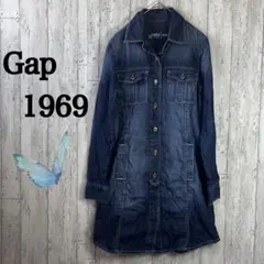 Gap 1969/ギャップ/長袖デニムシャツワンピース/デニムシャツ/XXS