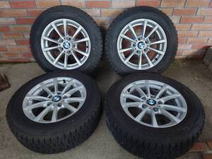 BMW純正ホイール付 F30 ３シリーズ 320i 7j-16in 5H ダンロップ ウインターマックス 215/60R16 スタッドレス 4本セット比較綺麗