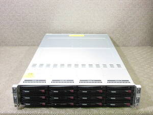 【HDD無】SGI SuperServer CMN2112-217-20【Xeon E5-2667v4 3.2G ×2基/64GB/Supermicro X10DRT-PIBF】×4セット(CPU*8/mem256GB) No.T054