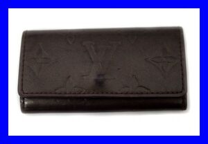 ●本物 中古 ルイ・ヴィトン LOUIS VUITTON ミュルティクレ４ ヴィオレ M65162４連キーケース 鍵ケース モノグラムマット Z2474