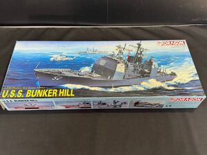 (m)【A-275】DRAGON 1:350 U.S.S.BUNKER HILL プラモデル　未組立