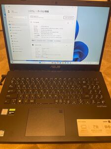 美品中古 ゲーミングノートパソコン ASUS X571GT メモリ16GB増設済