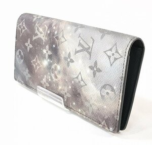 【美品】LOUIS VUITTON ルイ・ヴィトン ポルトフォイユ・ブラザ ギャラクシー 長財布 二つ折り 財布 箱あり M63871