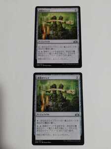 MTG マジックザギャザリング 背骨のワンド 日本語版 2枚セット