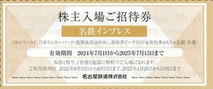 日本モンキーパーク 株主入場券 名鉄インプレス 25年7月15日まで