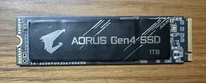 【パッケージ付き・状態◎】GIGABYTE ギガバイト AORUS GP-AG41TB（M.2 PCI-Expressタイプ SSD 1TB）