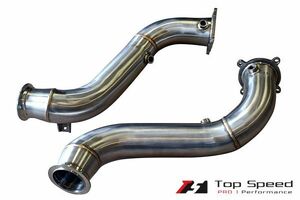 マクラーレン 720S V8 4.0Lターボ用 ダウンパイプ (ストレート) (USAメーカー Top Speed トップスピード製) 新品送料無料