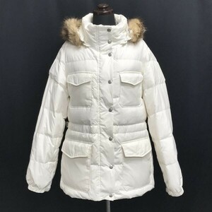 ユニクロ/UNIQLO★高比率90%/ダウンコート【レディースXL/白/white】大きいサイズ/Coat/Jacket/Jumper◆BH805