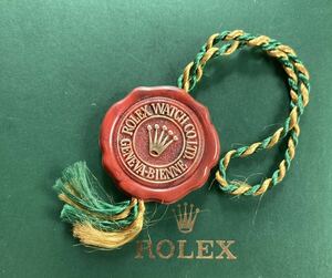 スポーツモデル用 ロレックス 赤タグ 1970年代 クロノメータータグ 純正 ヴィンテージ ROLEX RED tug 1675 1655 1665 1680 5513 1016 D