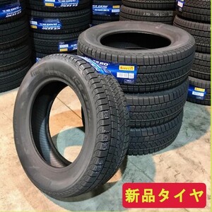 (JD011.7.4) 送料別[4本セット] PIRELLI ICE ZERO ASIMMETRICO　235/55R20 104H XL 2024年製造 室内保管 スタッドレス 235/50/20