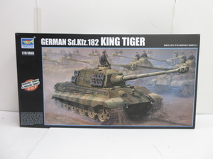 n77669-ty ジャンク○海外製 未組立プラモデル TRUMPETER 1/16 GERMAN Sd.Kfz.182 KING TIGER キングタイガー ドイツ [068-240613]