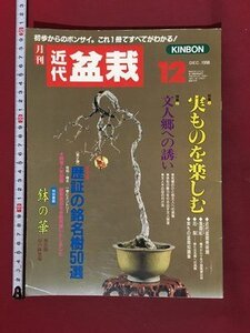 ｍ※　月刊　近代　盆栽　1998.12　実ものを楽しむ　文人郷への誘い　　/I122