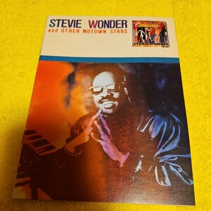 Stevie Wonder 販促用パンフレット スティービー・ワンダー モータウン MOTOWN 久保田利伸