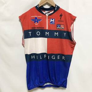 VINTAGE TOMMY HILFIGER トミーヒルフィガー 自転車 ウェア サイクリングジャージ サイクリングシャツ XL