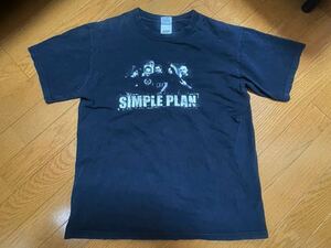 anvil アンビル　SIMPLE PLAN シンプル・プラン　プリント Tシャツ バンドTシャツ ロック　バンT 黒　M