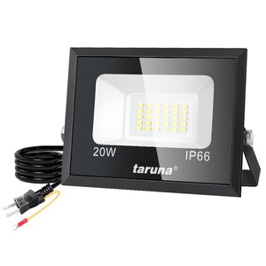 【即納】 6台 LED投光器 20W 200W相当 昼光色 6000K 薄型 防犯ライト 作業灯 IP66 防水 コンセント式 広角ライト 屋外 照明 送料無料 ZW-02