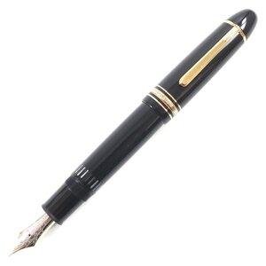 美品▼MONTBLANC モンブラン マイスターシュテュック No.149 ペン先14K EFニブ ホワイトスター 万年筆 ブラック ゴールド ドイツ製