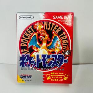 1円〜　極美品　ポケットモンスター 赤 ゲームボーイ Nintendo ポケットモンスター赤 GAMEBOY ポケモン 完品 任天堂