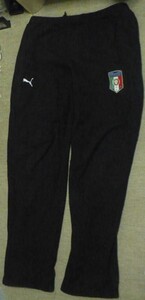 2011PUMA(プーマジャパン)製イタリア代表ニットパンツ　XXL　黒　スウェット