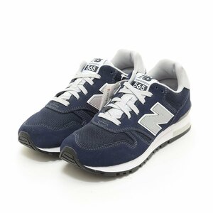 ◆527421 未使用品 NEW BALANCE ニューバランス ◆スニーカー ML565EN1 サイズ25.5cm スウェード メンズ ネイビー