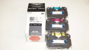 アルプス ALPS インクリボン MD-INK マイクロドライインクカセット 紙用カラー 3個パック MDC-FLC3