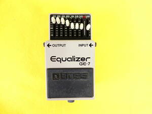 【USED!BOSS コンパクトエフェクター Equalizer GE-7★ボス/グラフィックイコライザー/本体のみ＠送料600（10）】