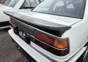 GE極上 AE86 AE85 レビン トレノ 2ドア用リアスポイラー FRP リアウイング TRDタイプ