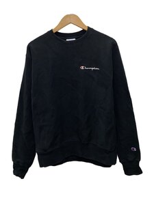 Champion◆スウェット/M/コットン/BLK/無地/REVERSE WEAVE/青タグ//