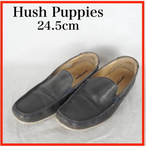 MK8567*Hush Puppies*ハッシュパピー*メンズシューズ*ローファー*24.5cm*グレー系