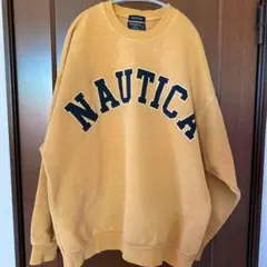 ノーティカ　NAUTICA ビッグシルエット　アーチロゴ　スウェット