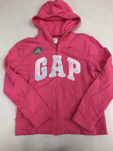 ★ＧＡＰ★新品★160★ピンク★ロゴパーカー★ジップアップ★2-1