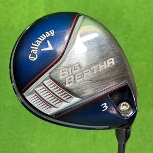 AF-120 Callaway キャロウェイ BIG BERTHA フェアウェイウッド#3 15° オリジナルシャフト カーボン フレックスS 全国送料無料