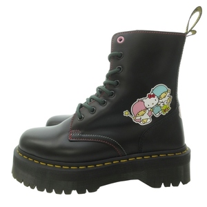 未使用品 ドクターマーチン DR.MARTENS 21SS HELLO KITTY and Friends JADON ジェイドン ブーツ シューズ ハローキティ 約25cm 黒