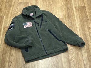 希少レア！極美品 シュプリーム×ノースフェイス Trans Antarctica Expedition ボア フリースジャケット S メンズ カーキ NL01703I 正規品