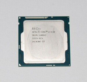 ■即決■ Intel Core i3-4160 3.60GHz SR1PK 動作品　