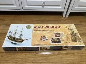 イタリア製 マモリ社 1/64 木製帆船キット H.M.S. BEAGLE【ビーグル】未組立品