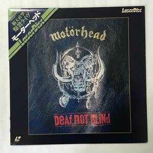 MOTORHEAD DEAF NOT BLIND LASERDISC 