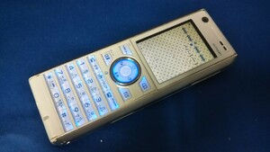 DG4646 docomo FOMA D702i MITSUBISHI 三菱 ストレート式 ガラケー ケータイ 簡易動作確認＆簡易清掃＆初期化OK 判定○ 現状品 送料無料　