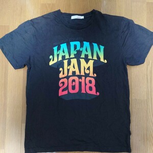 JAPAN JAM 2018 半袖Tシャツ（ ブラック ）Lサイズ ジャパンジャム ロッキンオン rockin
