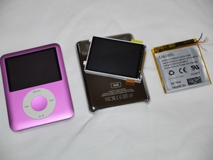 Ipod nano 第3世代 バッテリー＆液晶ディスプレー交換用セット８GB用（４GB用、対応可）