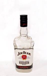 JIM　BEAM　ジムビーム1750ｍｌ　空き瓶　　空瓶　持ち手つきで、かっこいい！　ユーチューバー　置物　オブジェ　モチーフ