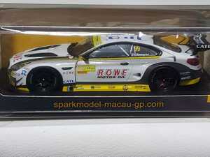 新品 1/43 スパーク SPARK BMW M6 GT3 2017 FIA GT ワールドカップ マカオ #99 T.ブロンクビスト