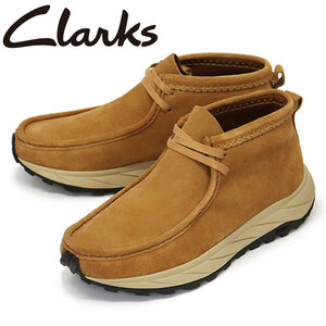 Clarks (クラークス) 26173319 Wallabee Eden ワラビー エデン メンズシューズ Dark Sand Suede CL104 UK8-約26.0cm